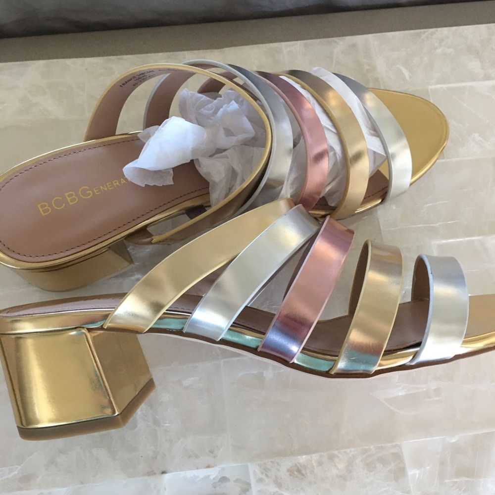 Frankie smooth Metallic BCB generation sandals